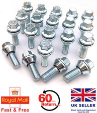 20 x alloy wheel Wobbly M14 bolts variable PCD 5x114.3 - 5x112 fits Mercedes