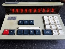 Anita 1011 LSI Nixie Tube Desk Calculator, 1970’s, Working