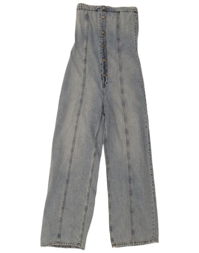Zara womens denim strapless - denim,