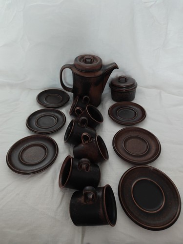 Arabia finland ruska piece - arabia, 14-piece