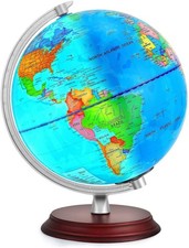 Illuminated World Globe for