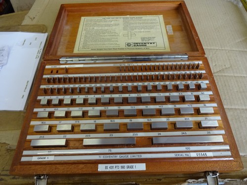 Slip gauge block set - , coventry