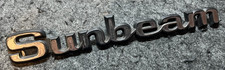 VINTAGE SUNBEAM CAR BADGE GOOD