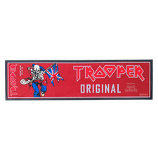 Single Iron Maiden Trooper Beer Bar Runner Red 89cm x 24cm Brand New