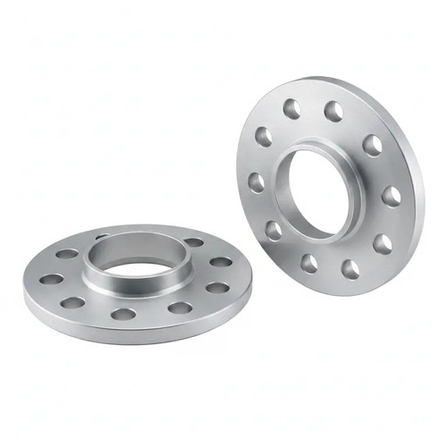 Wheel spacer flange silver - 2x,