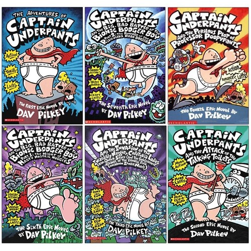 Captain underpants books - captain,