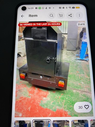 Mobile gas potato - mobile, oven