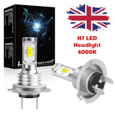 FOR Renault Megane MK3 2008-2016 2X H7 LED Headlight Bulbs Low Beam White 6000K