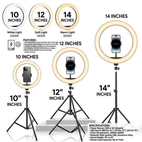 Led ring light - led, with