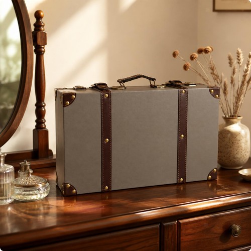Wooden storage trunk - wooden,