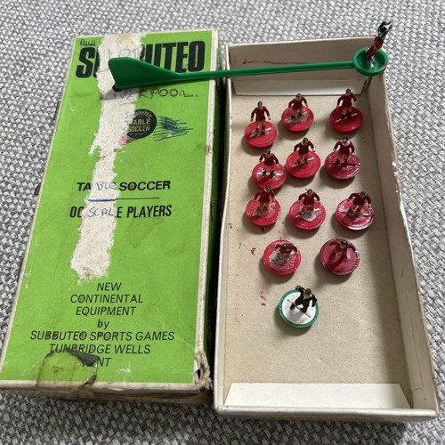 Vintage subbuteo table soccer - table,