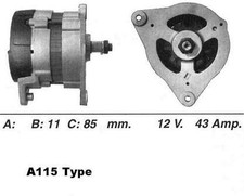 WAI Alternator 43AMP for