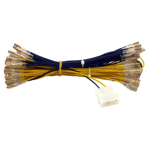 Insulated 12v led harness - insulated,