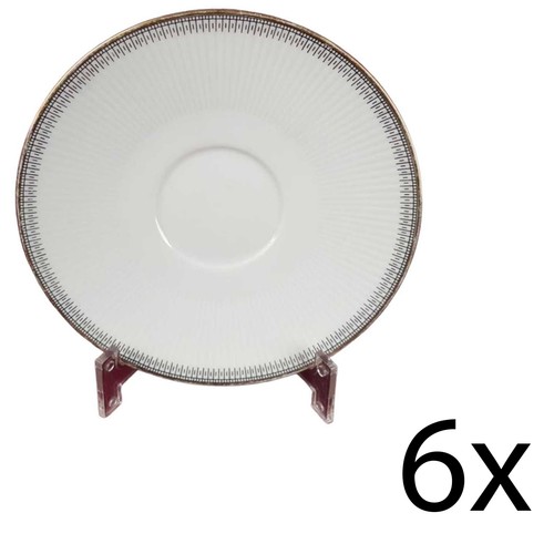 Set saucers for - set,