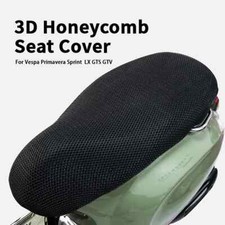 Anti-Slip 3D Mesh Fabric Seat Cover For Vespa Primavera Sprint LX GTS GTV