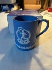 Wedgwood Vintage Pale Blue Jasperware Olympiad XXI Olympics Tankard Mug