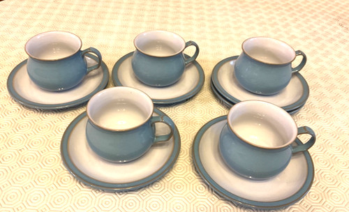 Denby colonial blue cup - ,
