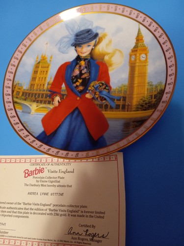 Danbury mint barbie visits - danbury,