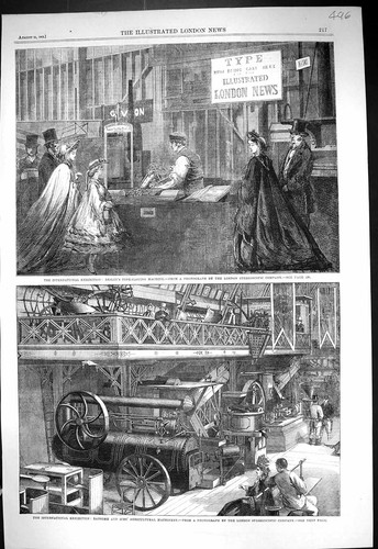 Old 1862 besley type casting - old, type-casting