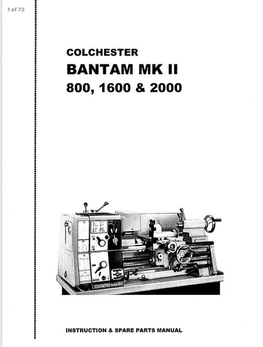 Colchester bantam mkii - bantam,