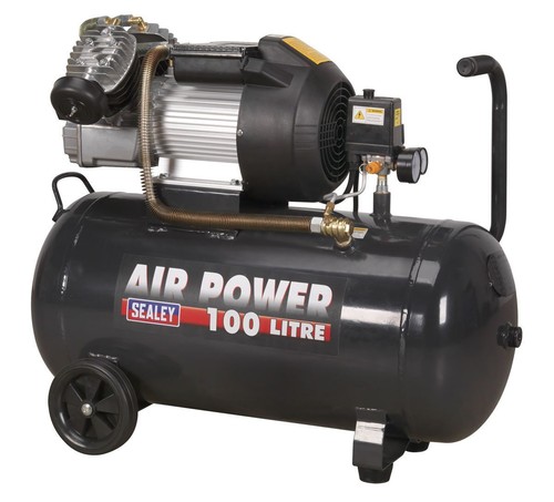 Sealey 100l twin - 100l, v-twin