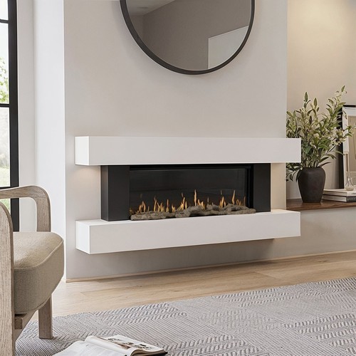 White wall mounted electric - wall-mounted,