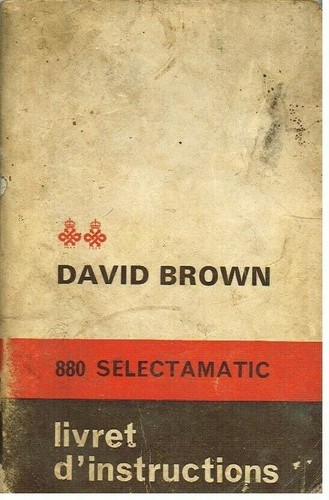David brown 880 selectamatic - brown,