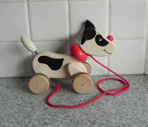Pintoy pull along puppy - , dog