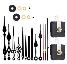 Aloneaka Silent Quartz Clock Movement Long and Short Shaft with Hands Repair kit