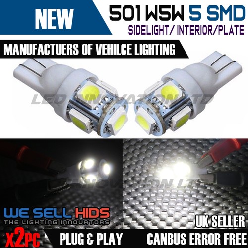 501 led t10 side light - led, white