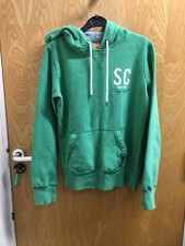 soul cal size 10 green hoody long sleeves pockits and hood tie clothers