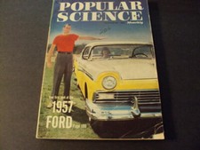 Popular Science Oct 1956 First Look at the 1957 Ford ID:67728