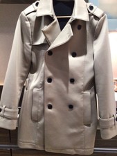 Raincoat Mens ,Zara ,size 36,khaki/sand ,excellent condition,hardly worn.