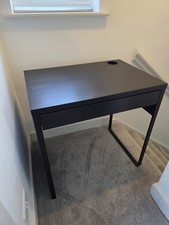 IKEA Black Desk With Drawer