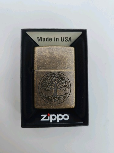Zippo brass tree life - brass, of