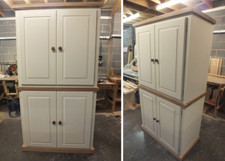 SOMERSET PAINTED 4 DOOR LARDER