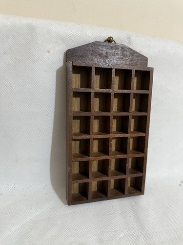 Thimble display case wooden - case,