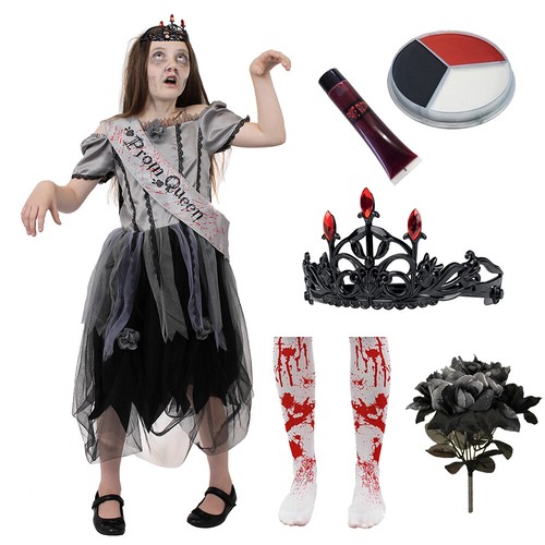 Gothic zombie prom queen girls - gothic,