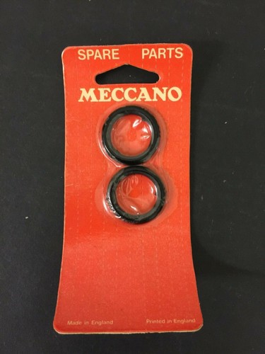 Vtg meccano spare parts rubber - meccano,
