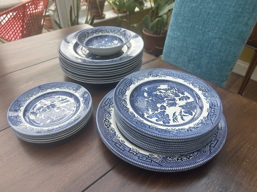 Churchill willow pattern - churchill,