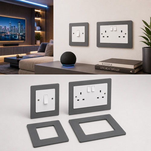 Double single socket light - double, &