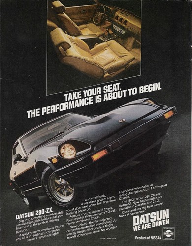 Black datsun 280 - datsun, 280-zx