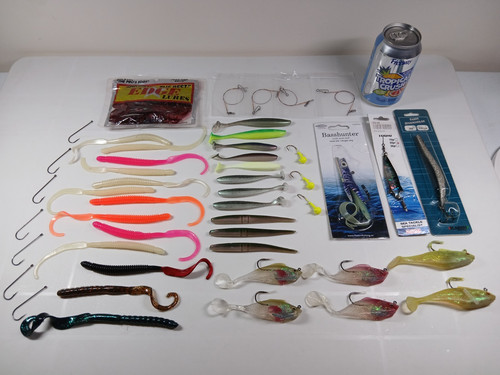 Job lot fishing - lures, soft