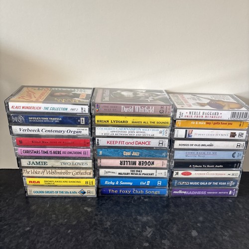 Vintage cassette tapes job lot - cassette,