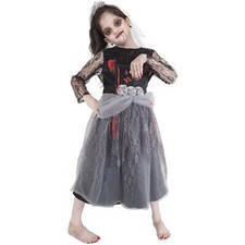 Kids Girls Zombie Bride
