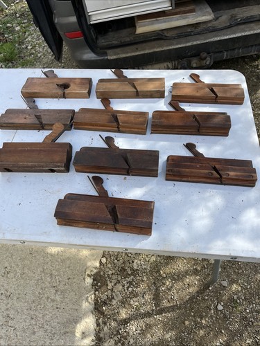Moulding planes 10 wooden - moulding,