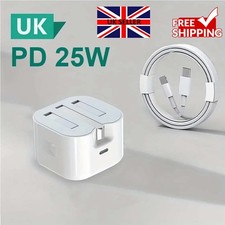 Apple iPhone Charger Type C 25w Pd Plug Adapter Quick Charge Power Adapter