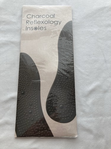 Charcoal reflexology insoles - reflexology,