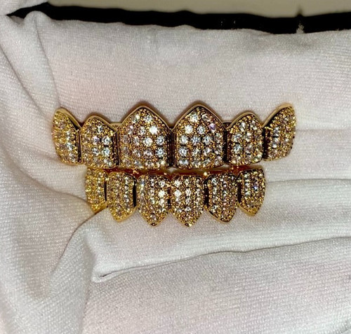 14k gold white diamond - gold/white,