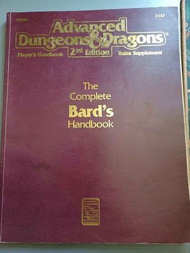Complete bard handbook - bard's,